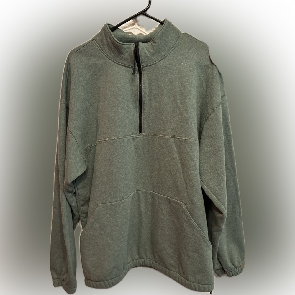 The North Face Green Half-Zip Hoodie
